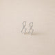 Statement Sterling Silver Dangle Earrings, Sculptural Linked Frames