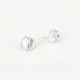 Sterling Silver Statement Flower Stud Earrings, Folded Petal Pair